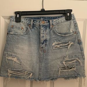 Ksubi denim mini skirt